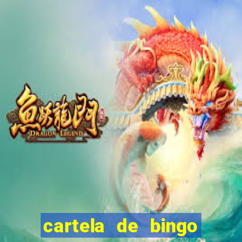 cartela de bingo cha de bebe